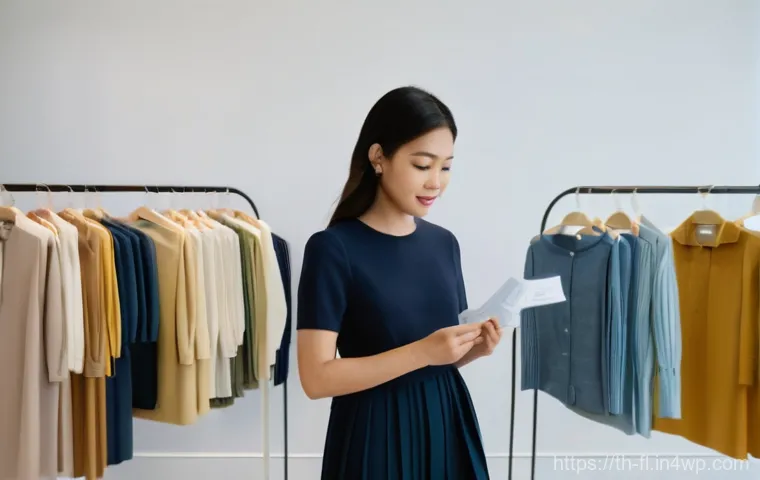 재생 섬유의 소비자 인식 변화 - **Prompt:** A vibrant scene showcasing the "green heart" of Thai fashion brands. Two diverse Thai mo...